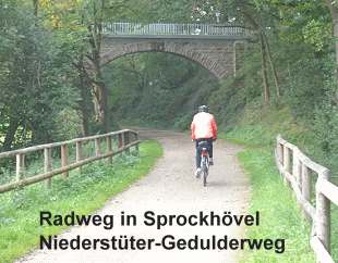 Radweg in Sprockhövel Niderstüter